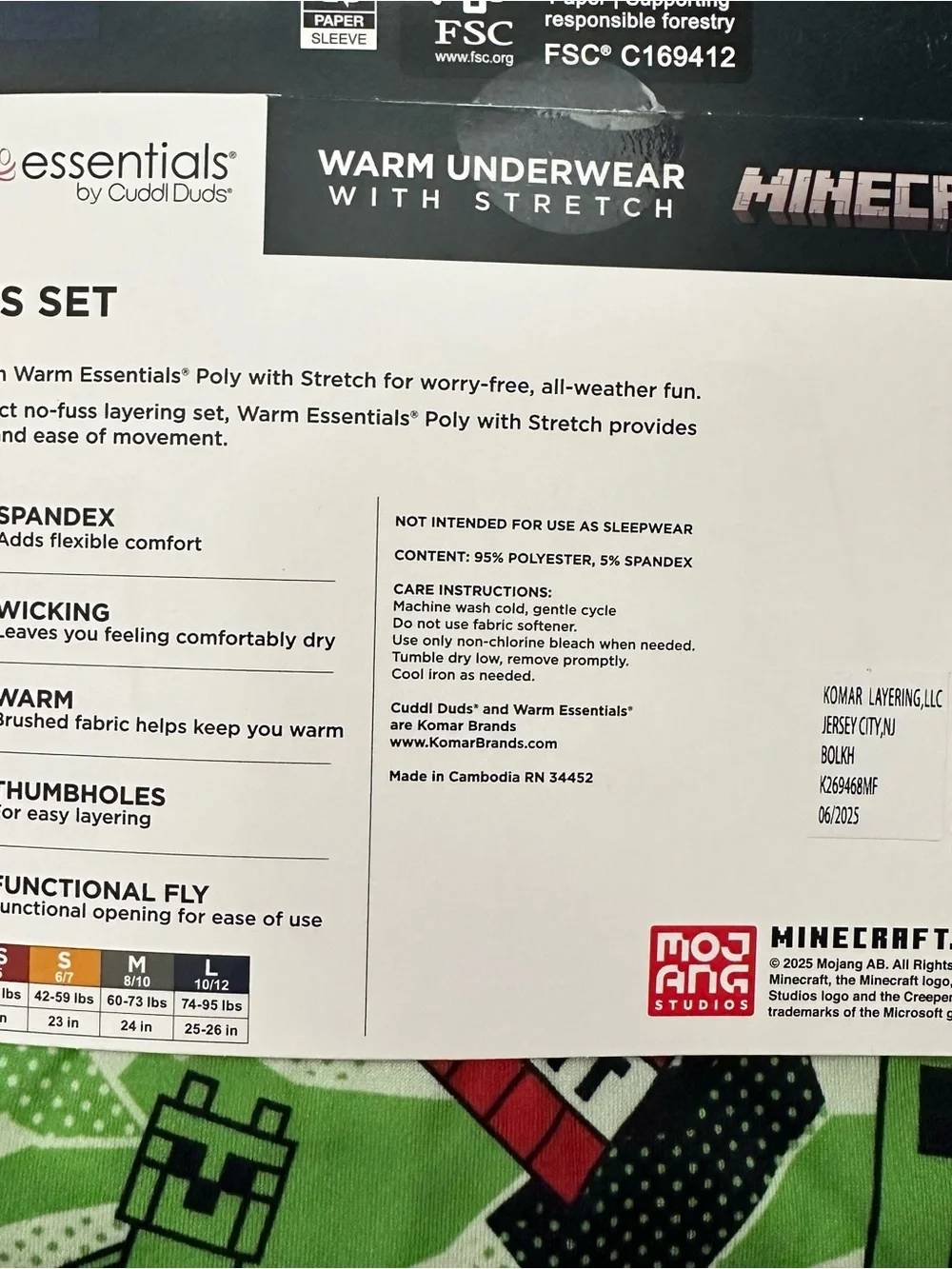 Warm Essentials minecraft boys